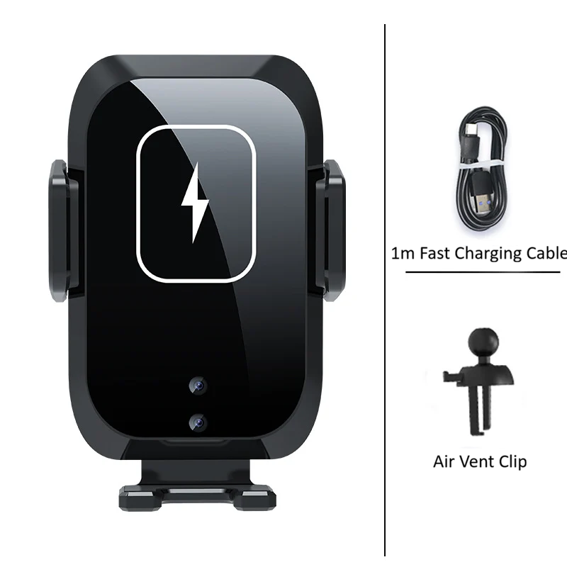 15W Auto-Sensing Wireless Car Charger & Phone Mount
