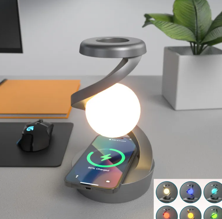 Rotating Wireless Charging Ambient Light