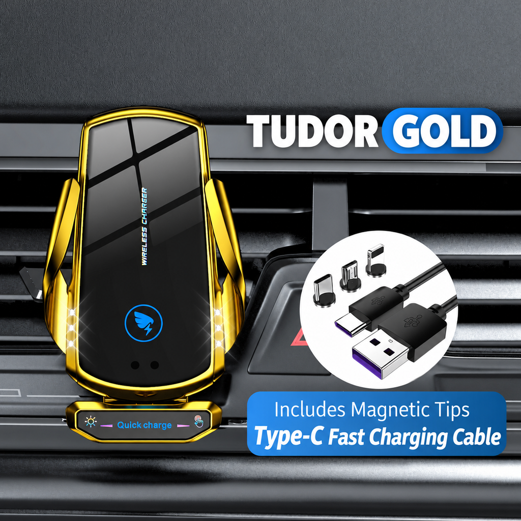 A18 Auto-Sensing Wireless Car Charger & Phone Mount