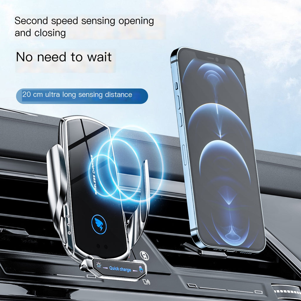 A18 Auto-Sensing Wireless Car Charger & Phone Mount