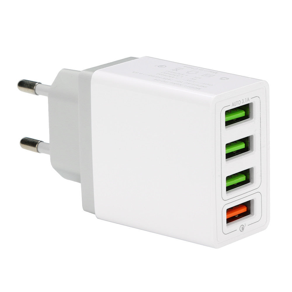 4-Port QC 3.0 Fast USB Wall Charger