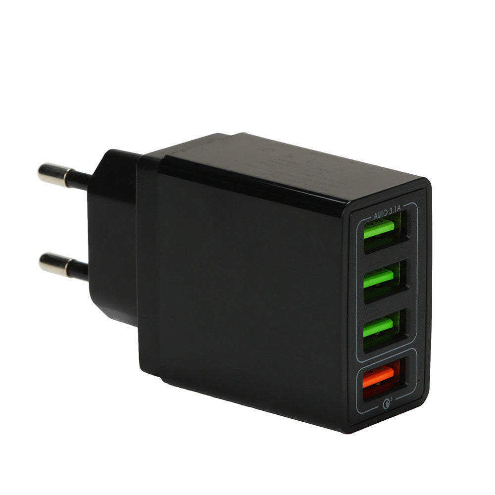 4-Port QC 3.0 Fast USB Wall Charger